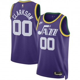 NBA Mænd Trøje Utah Jazz Clarkson 2023-24 Jordan Nike Classic Edition Lilla Swingman